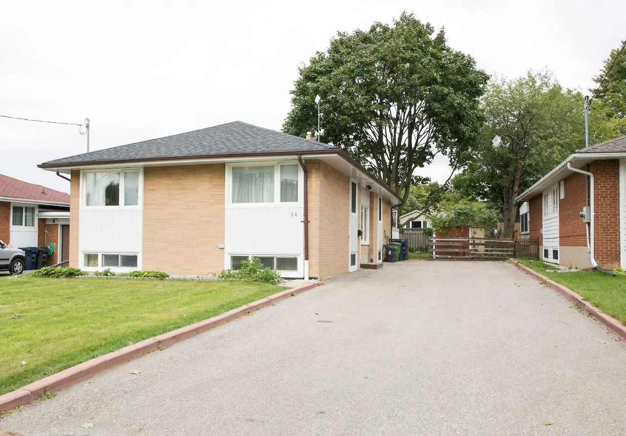 Cozy 3Br 2Bth Lower Unit, A Min To Hwy401, 404 & Dvp Villa Toronto